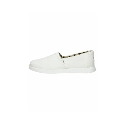 Afbeelding van TOMS Alpargata PLUS Flame Diamond Instappers, Dames, Maat: 36.5, White Textiel