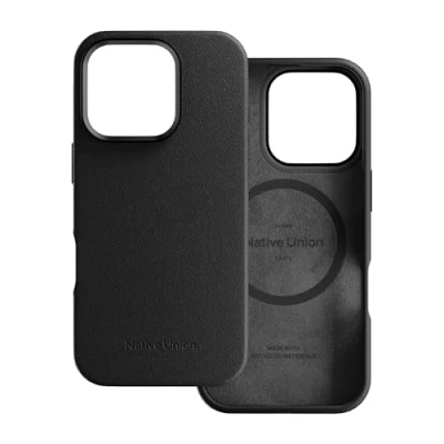 Afbeelding van Native Union Actief Hoesje MagSafe, Robuust Ontwerp, Gerecyclede Materialen 10ft Valbescherming voor iPhone 16 Pro (Zwart)