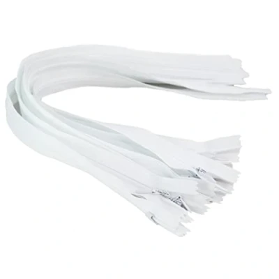 Afbeelding van LEDUC RVNAVN3 40 501 10 Trimz Invisible Zip ritssluiting, wit, cm