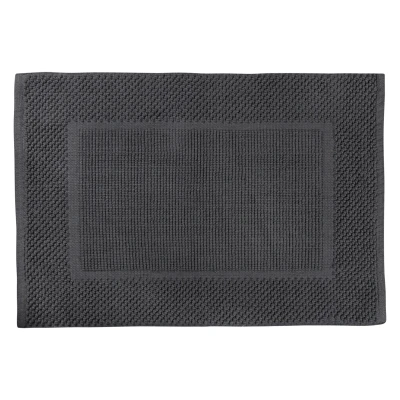 Afbeelding van Differnz Basics badmat 50x80cm donkergrijs