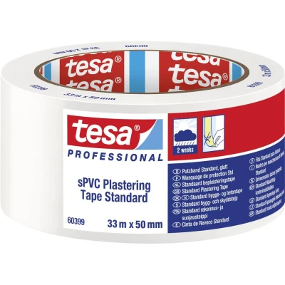 Afbeelding van tesa SPVC 60399 00005 00 Gipstape Professional Wit (l x b) 33 m 50 mm 1 stuk(s)