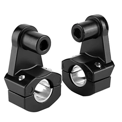 Afbeelding van VOBOR motorfiets stuurverhogers 1 paar universele aluminiumlegering stuur stijgklem voor 22 mm of 28 duurzame staven klem
