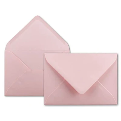 Afbeelding van Neuser FarbenFroh 80g/m², B6 enveloppen, 175 x 125 mm, Natte Afdichting Gesamtparent 25 Umschläge roze
