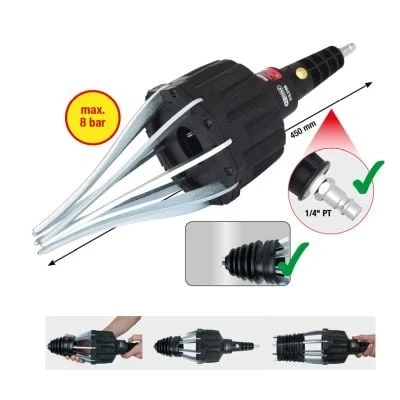 Afbeelding van KS Tools 515.3100 Pneumatisch montageapparaat voor aandrijfashoezen 8 bar