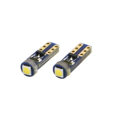 Afbeelding van T5 wit 3030 12V LED interieur lamp 2 stuks
