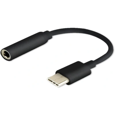 Afbeelding van Savio Audio Adapter USB Type 3.1 C (M) Jack 3,5 mm (F) Zwart AK 35B