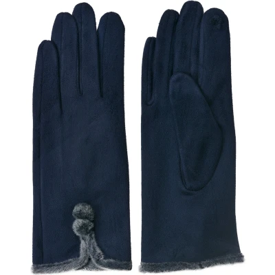 Afbeelding van Juleeze Handschoenen Winter 8x24 cm Blauw Polyester