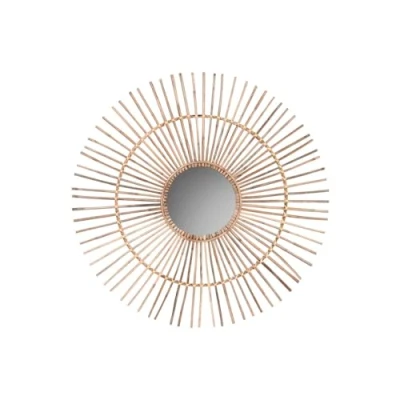 Afbeelding van Wandspiegel Home ESPRIT Natuurlijk Bamboe Rotan 120 x 2 cm