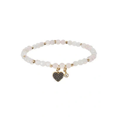 Afbeelding van Fossil Vintage Motifs Armband goldcoloured/pink, Dames, Maat: One Size, Gold coloured/pink