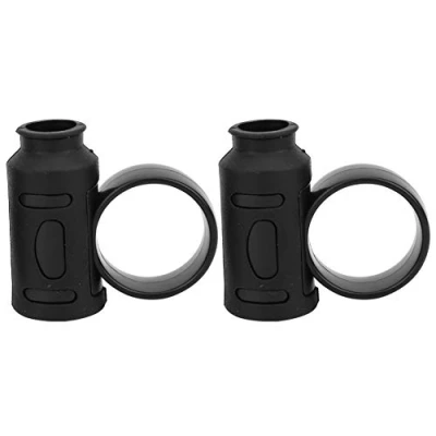 Afbeelding van Drumsticks Grip, Vingerbesturing Antislip Drummer Roterend Hulpgereedschap Easy Stick Twirl, Grip of Control Clips(zwart) Prestatie