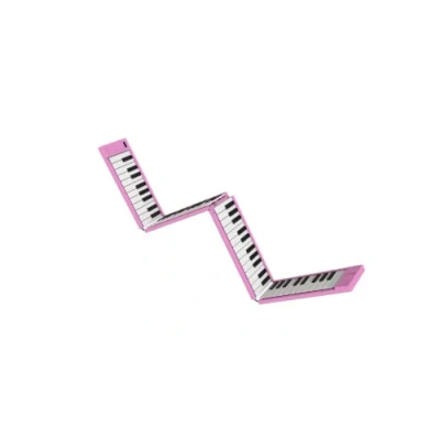 Afbeelding van Carry On Folding piano Pink opvouwbare 88 toetsen