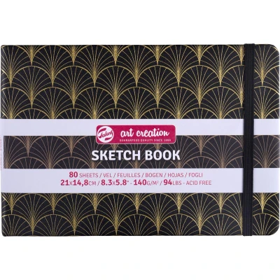Afbeelding van Talens Art Creation Schetsboek, Deco, 21 X 14,8 Cm Schetsblok