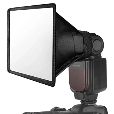 Afbeelding van NEEWER Flash Diffuser Light Softbox 6&quot; x 5&quot;, universeel, inklapbaar met opbergtas, compatibel Canon Nikon Sony Godox Yongnuo speedlight