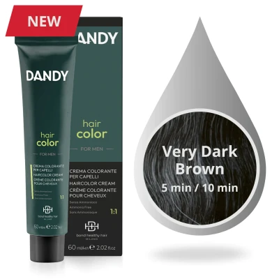 Afbeelding van Dandy Hair Color 2 Zeer Donkerbruin 60ml