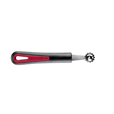 Afbeelding van Westmark Bolletjeslepel/tomatenontkroner, met kartelrand, ø 2,1 cm, lengte: 16,6 roestvrij staal/kunststof, Gallant, zwart/rood, 29202270