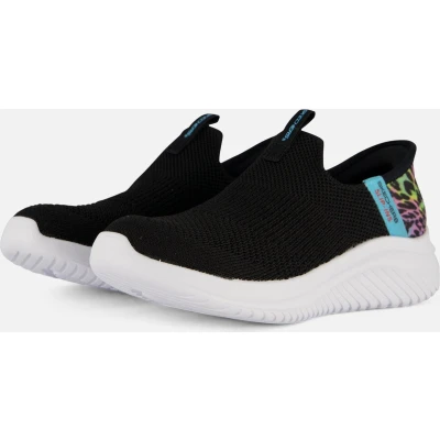Afbeelding van Skechers Ultra Flex 3.0 Colory Wild Meisjes Instappers Zwart/Multicolour Maat 32