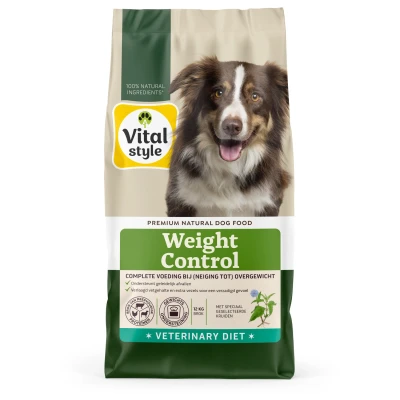 Afbeelding van 2x Vitalstyle Weight Control Hondenvoer 12 kg