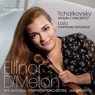 Afbeelding van Ellinor D&#039;Melon, RTÉ National Symphony Orchestra, Jaime Martin Tchaikovsky: Violin Concerto/Lalo: Symphonie Espagnole (CD)