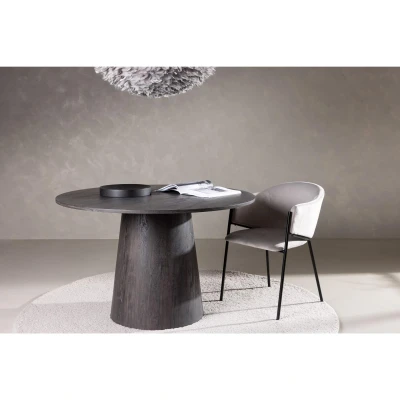 Afbeelding van Svea Kiro ronde eettafel ø120 cm mokka Hout