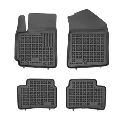 Afbeelding van M MOTOS Auto vloermatten van rubber voor Hyundai i10 II 2013 2019 Maak uw reis comfortabeler met antislip automatten alle weersomstandigheden, bescherming tegen vuil