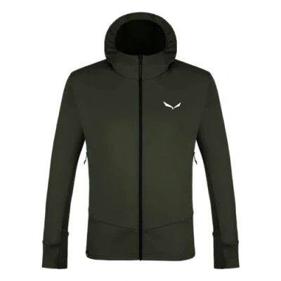 Afbeelding van Vest Salewa Men Puez Polarlite M Hooded Jacket Dark Olive XXL