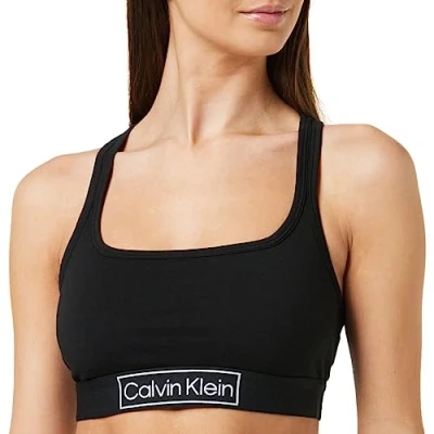 Afbeelding van Calvin Klein Ongevoerde bralette beha voor dames, Zwart, L