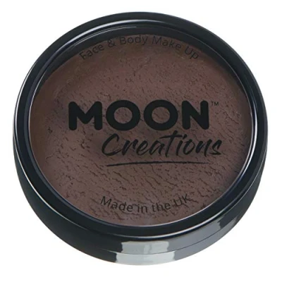 Afbeelding van Moon Creations Professionele watergeactiveerde gezichtsverf Donkerbruin