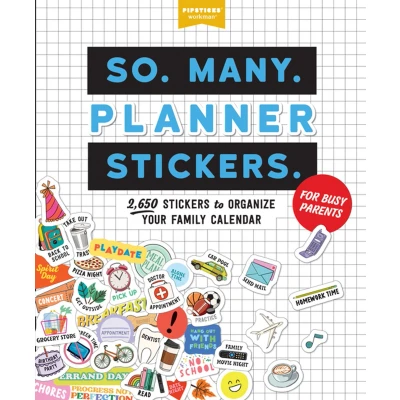 Afbeelding van So. Many. Planner Stickers. For Busy Parents: 2,650 Stickers to Organize Your Family Calendar