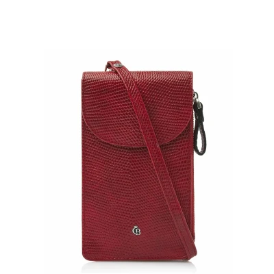Afbeelding van Castelijn &amp; Beerens Giftbox Crossbody Phone Bag rood