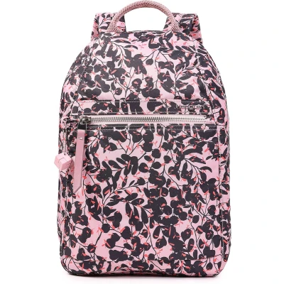 Afbeelding van Hedgren Vrije tijd Rugzak Inner City Vogue Backpack Small RFID Print Rose Elegance Oud roze