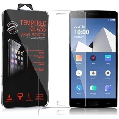 Afbeelding van Cadorabo Screenprotector geschikt voor OnePlus 2 in KRISTALHELDER Tempered Display Pantser Film beschermglas