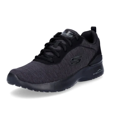 Afbeelding van Skechers Skech Air Dynamight dames sneakers Zwart Maat 36 Extra comfort Memory Foam