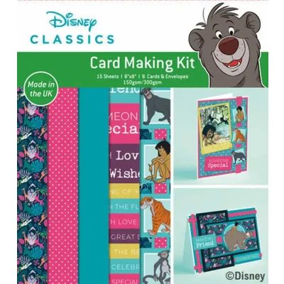 Afbeelding van The Jungle Book Card Making Kit Makes 8 Cards