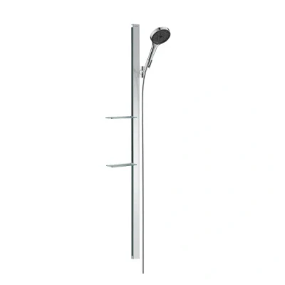 Afbeelding van Hansgrohe rainfinity glijstangset met 130 3jet handdouche zeepschaal 150cm doucheslang 160cm chroom 27673000