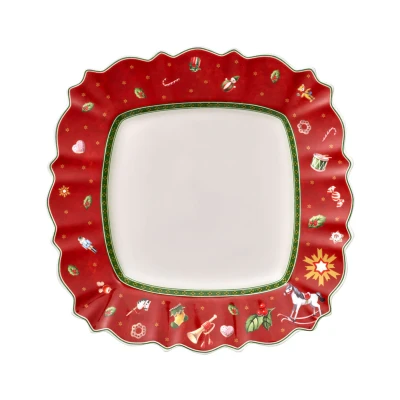 Afbeelding van Villeroy &amp; Boch Dinerbord Toy&#039;s Delight Rood 28 x cm