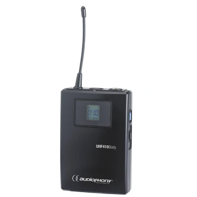 Afbeelding van Audiophony UHF410 Body beltpack zender 823 832 en 863 865 MHz