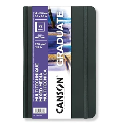 Afbeelding van Canson Mixed Media papier journal Graduate Series Book C31200L030