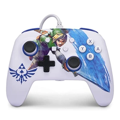 Afbeelding van PowerA Geavanceerde Bedrade Controller Nintendo Switch Master Sword Attack