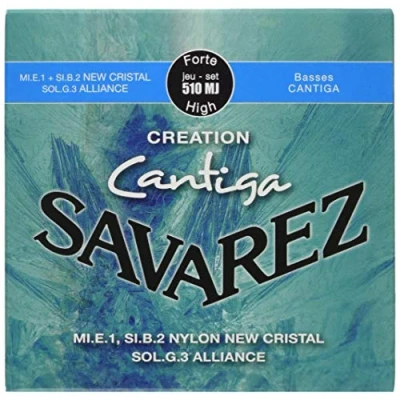 Afbeelding van Savarez snaren voor klassieke gitaar Creation Cantiga 510MJ Forte Tension.