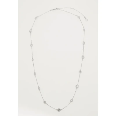 Afbeelding van Swarovski UNA Strand Double SIDE Ketting silvercoloured, Dames, Maat: One Size, Silver/coloured