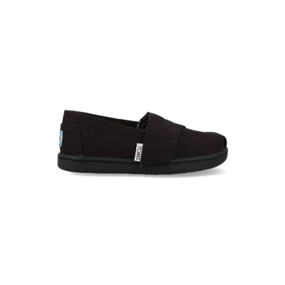 Afbeelding van TOMS Instappers voor kinderen, Maat: 18.5, Black Nylon/ canvas