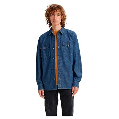 Afbeelding van Levi&#039;s Relaxed FIT Western Overhemd, Heren, Maat: Small, Revere