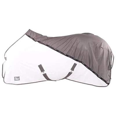 Afbeelding van Harry&#039;s Horse Vliegendeken Mesh pro Grijs 130/175