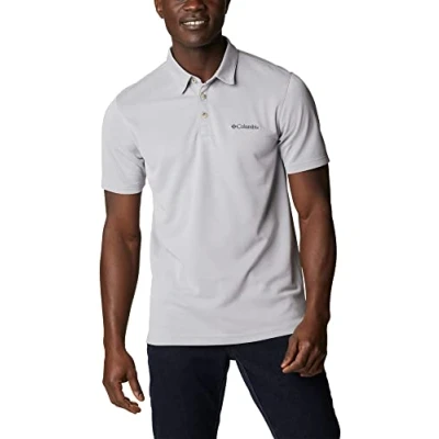 Afbeelding van Polo Columbia Men&#039;s Nelson Point Grey S