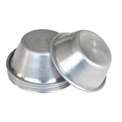 Afbeelding van Mali&#039;S 43028, Pasteis De Nata vormen, 6 stuks, Ø 5,9 cm x H 2,3 cm, aluminium, niet gecoat, zilver