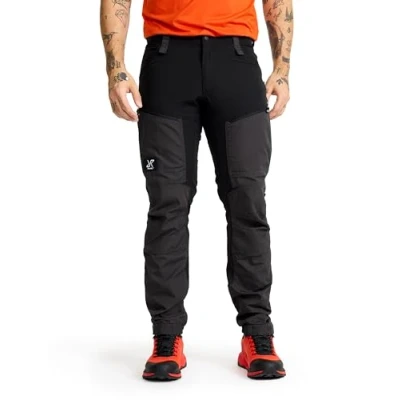 Afbeelding van RevolutionRace RVRC GP Pro Pants Heren, Duurzame Broeken voor Hiking en Andere Outdooractiviteiten, Jet Black, S