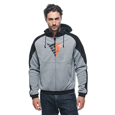 Afbeelding van Dainese Daemon X Safety Motorfiets Zip Hoodie, zwart grijs rood, afmeting 50 voor man