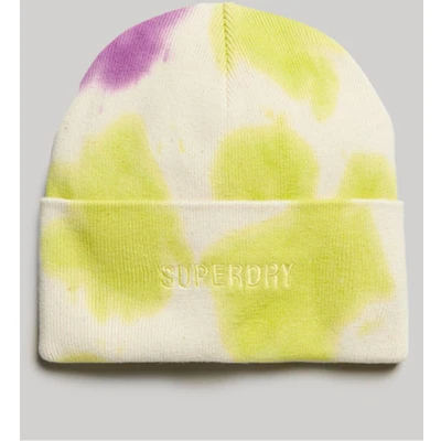 Afbeelding van Superdry Vintage DYED Muts, Heren, Maat: One Size, Ecru lime purple