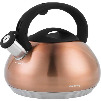 Afbeelding van Klausberg KB 7385 fluitketel 2,7L rvs alle warmtebronnen