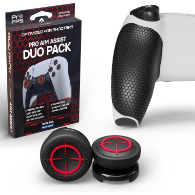 Afbeelding van ProFPS Duo Pack geschikt voor PlayStation 5 (PS5) Controller Grips + Thumbsticks Mixed eSports Gaming Accessoires
